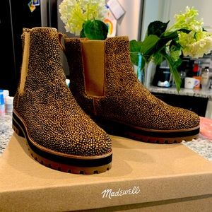 Madewell Calf Hair Chelsea Boots